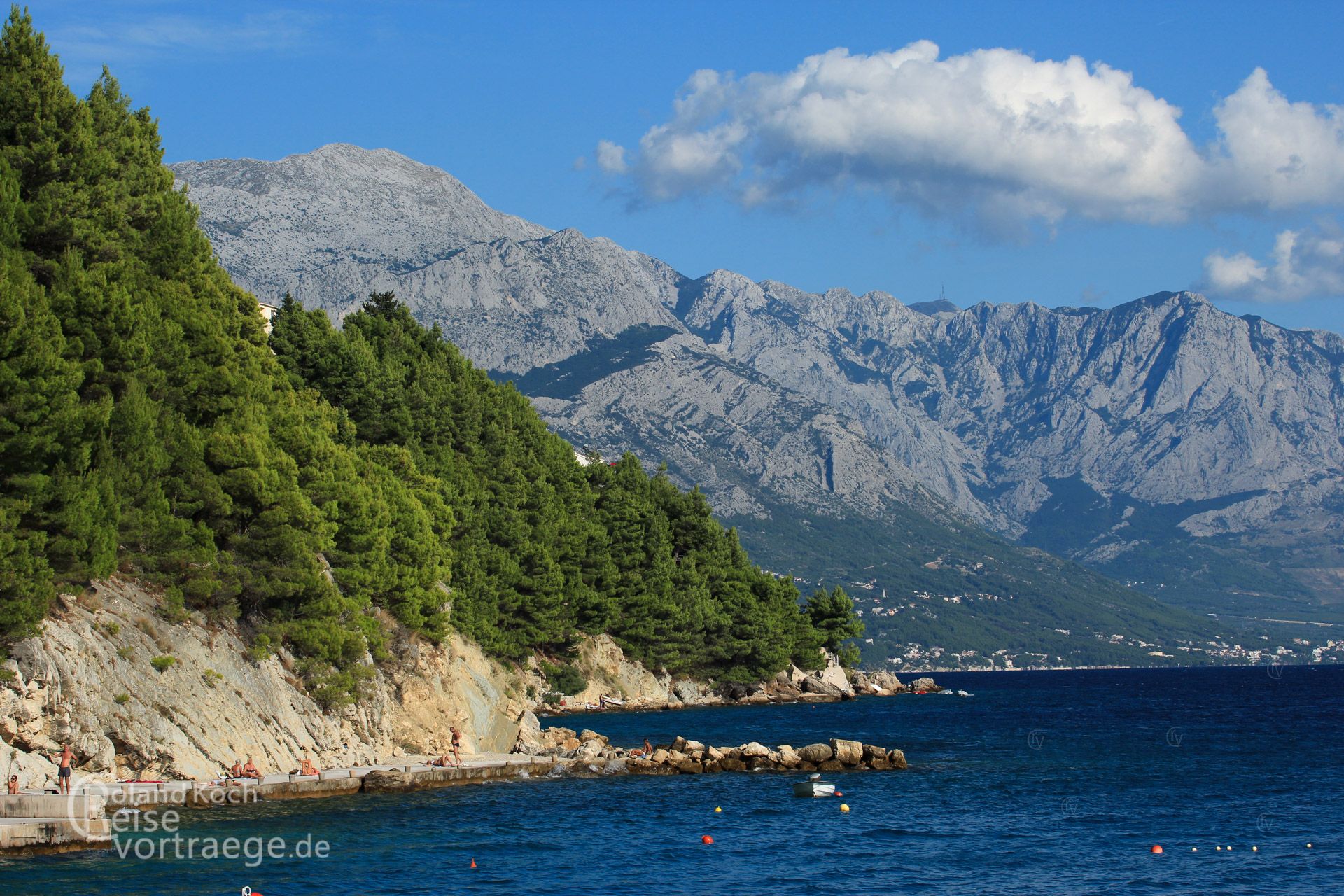 wonderful coast on the Makarska Riviera